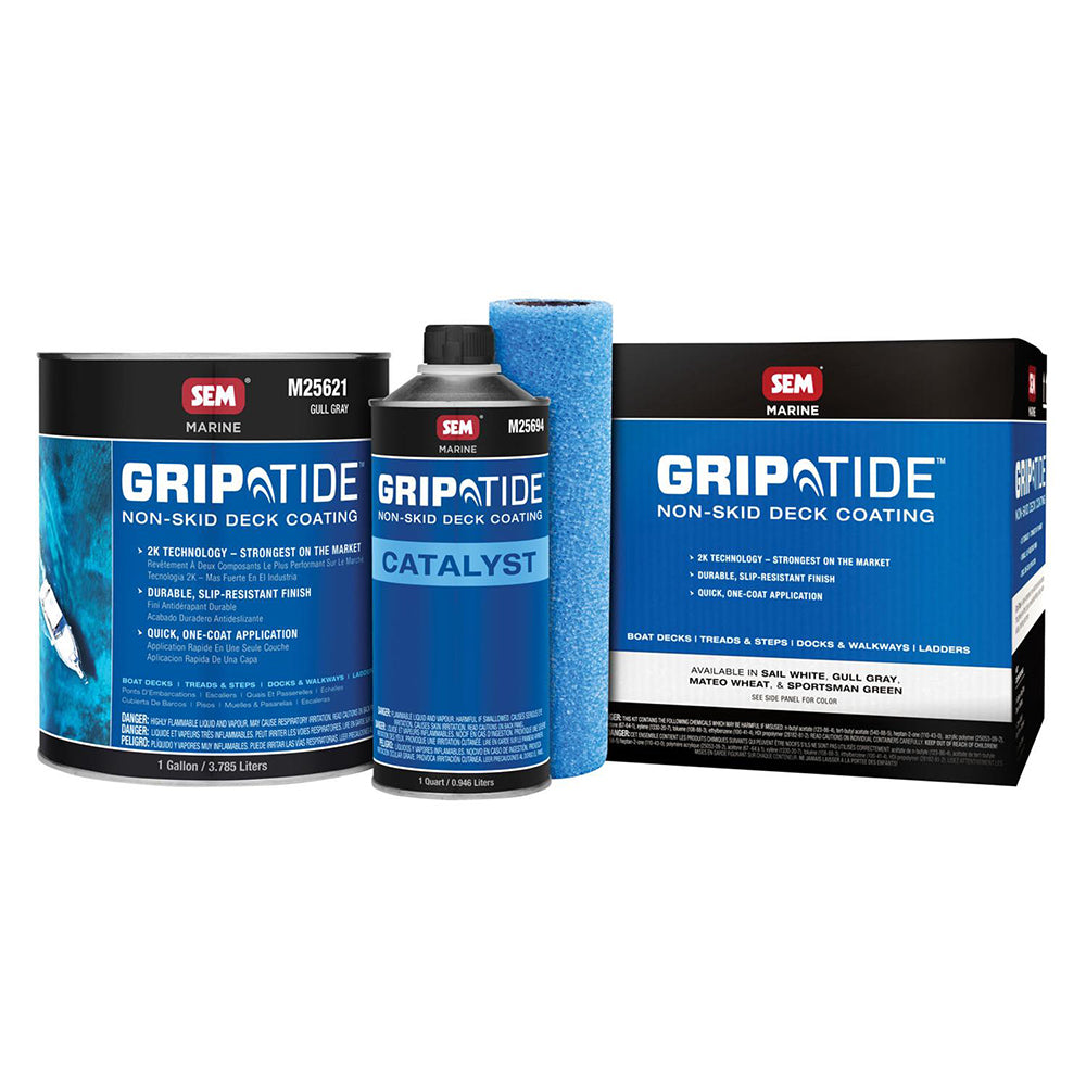 Kit de revestimiento de cubierta antideslizante SEM GripTide - Gris gaviota [M25620]
