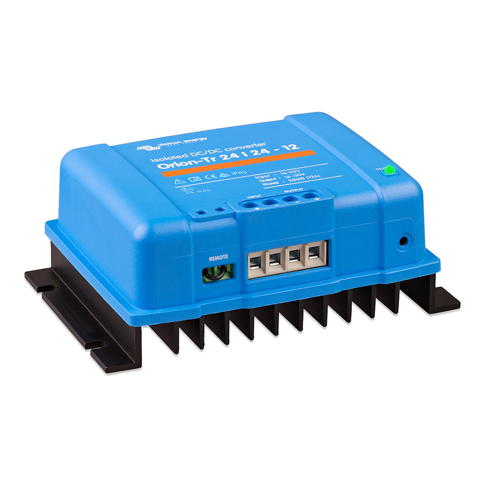 Convertidor CC-CC aislado Victron Orion-TR - 24 VCC a 24 VCC - 280W - 12AMP [ORI242428110]