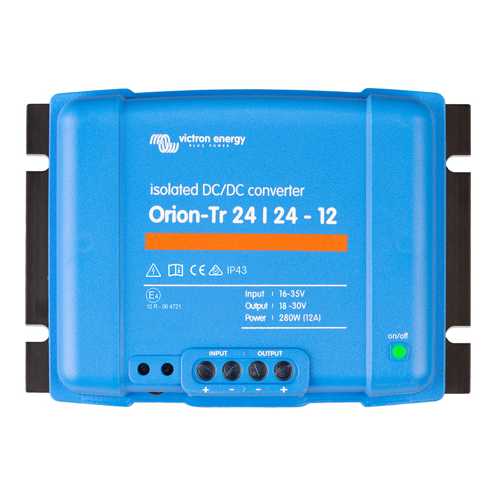 Convertidor CC-CC aislado Victron Orion-TR - 24 VCC a 24 VCC - 280W - 12AMP [ORI242428110]