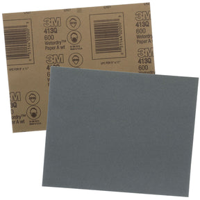 3M Wetordry™ Abrasive Sheets (413Q) - 9” x 11" Dimensions (Grit 600) - 02000 - image 1