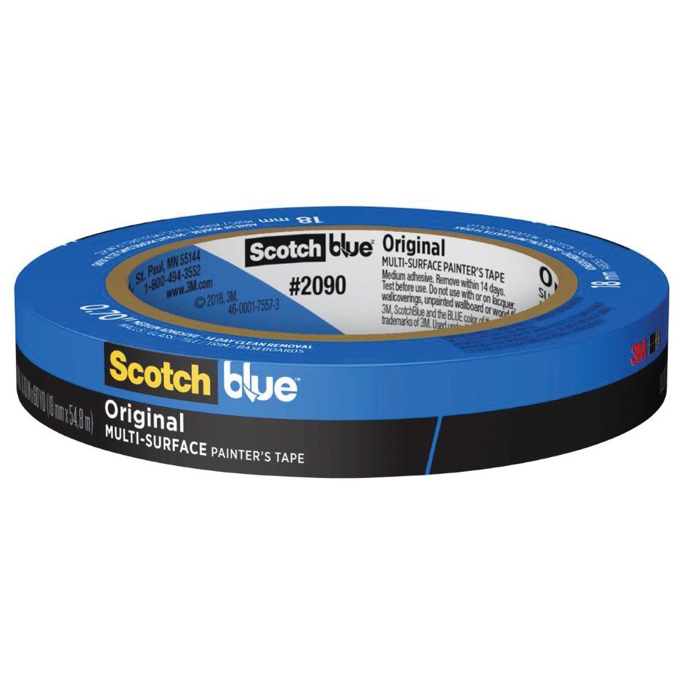 3M ScotchBlue™ Original Multi-Surface Masking Tape - 2090 (3/4” x 60 yds) - 03680 - image 1