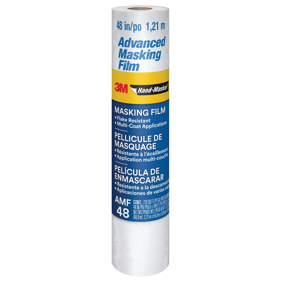 3M Hand Masker™ Pre-Folded Masking Film - MF48 (48” x 180’) - 90038 - image 1