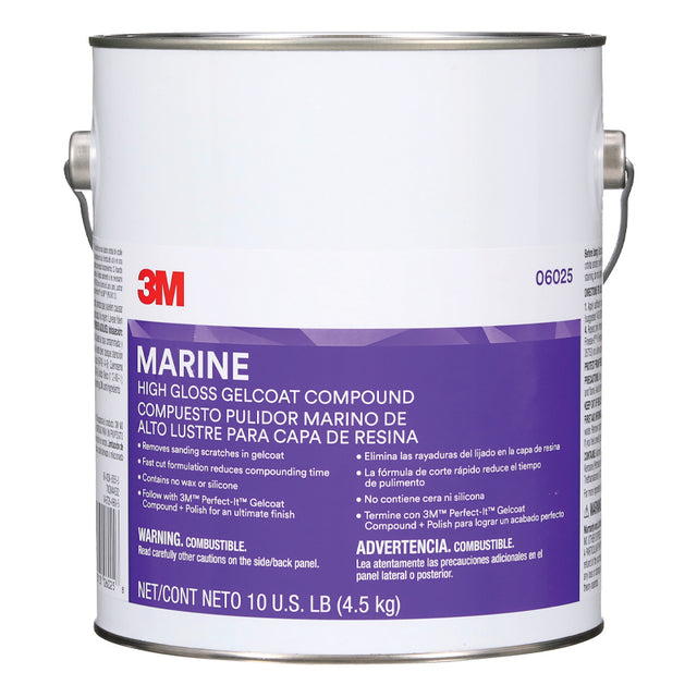 3M High Gloss Gelcoat Compound (Gallon) - 06025 - image 1