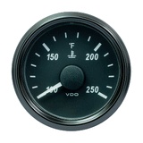 VDO SingleViu 52mm (2-1/16") Water Temperature Gauge - 250&deg;F - 450-30 Ohm - A2C3833340030
