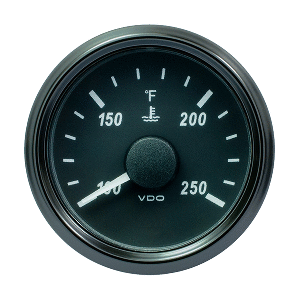 VDO SingleViu 52mm (2-1/16") Water Temperature Gauge - 250&deg;F - 450-30 Ohm - A2C3833340030