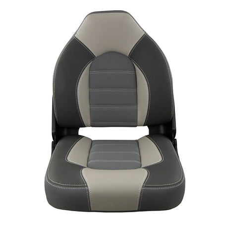 Springfield Marine Springfield Skipper Premium HB Folding Seat - Charcoal/Grey - 1061063-B