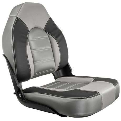 Springfield Marine Springfield Skipper Premium HB Folding Seat - Charcoal/Grey - 1061063-B