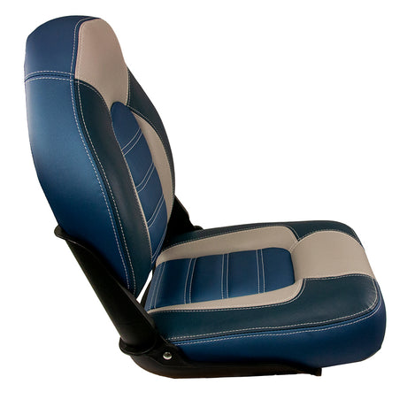 Springfield Marine Springfield Skipper Premium HB Folding Seat - Blue/Grey - 1061069-B