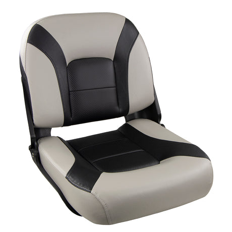 Springfield Marine Springfield Skipper Premium LB Folding Seat - Grey/Black - 1061077-1