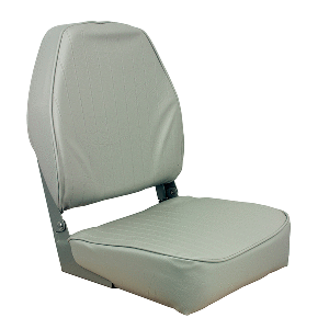 Springfield Marine Springfield High Back Folding Seat - Grey - 1040643