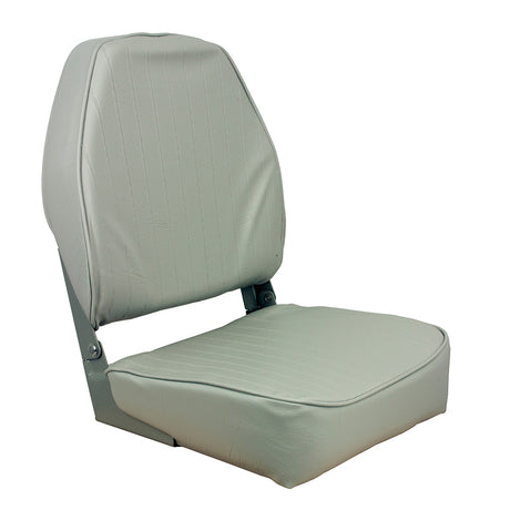 Springfield Marine Springfield High Back Folding Seat - Grey - 1040643