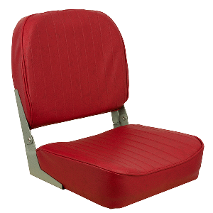 Springfield Marine Springfield Economy Folding Seat - Red - 1040625