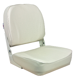 Springfield Marine Springfield Economy Folding Seat - White - 1040629