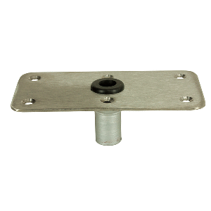 Springfield Marine Springfield KingPin&trade; 4" x 8" - Stainless Steel - Rectangular Base (Standard) - 1620005