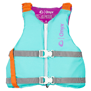 Onyx Outdoor Onyx Youth Universal Paddle Vest - Aqua - 121900-505-002-21