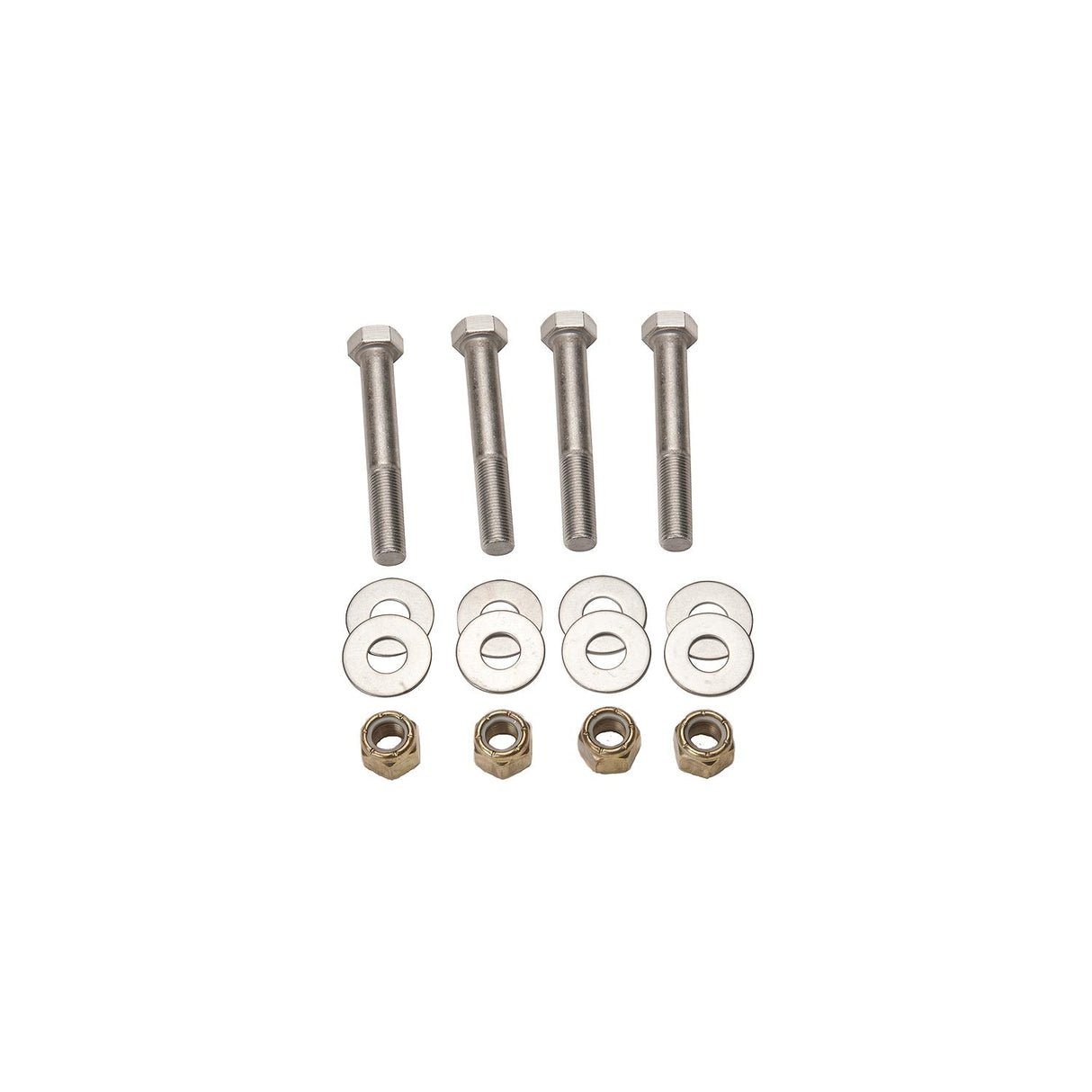 Dometic Jack Plates SeaStar Jack Plate Mounting Bolt Kit (Includes 4 each Stainless Steel Bolts, Brass Nylock Nuts and Washers) - DK6125 - official SeaStar Solutions product image 3