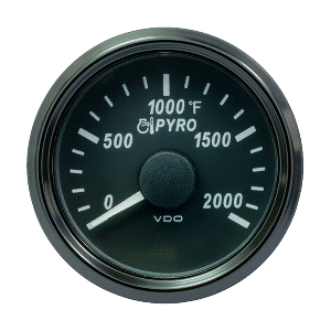 VDO SingleViu 52mm (2-1/16") Exhaust Gas Temp. Gauge - 2000°F - A2C3833040030