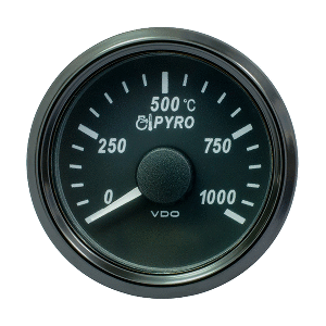 VDO SingleViu 52mm (2-1/16") Exhaust Gas Temp. Gauge - 1000°C - A2C3833050030