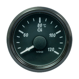 VDO SingleViu 52mm (2-1/16") Water Temp. Gauge - Euro - 120° C - 291-22 ohm - A2C3833330030