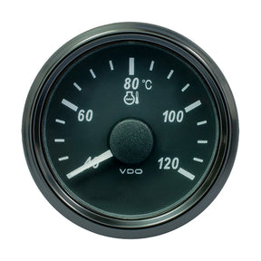 VDO SingleViu 52mm (2-1/16") Water Temp. Gauge - Euro - 120° C - 291-22 ohm - A2C3833330030