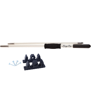 Panther Products Panther 8' King Pin Anchor Pole - 2-Piece - White - KPP802W