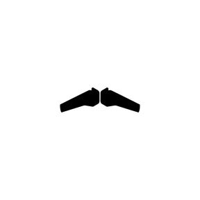 B&B Molders B and B Molders 94173 Rain Gutter Spout, Large, Polar White - image 1