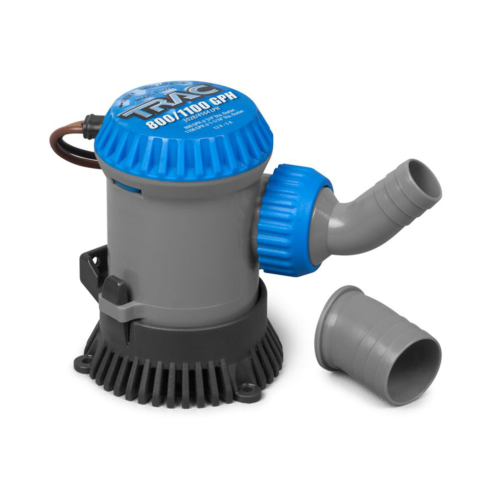Bomba de sentina para exteriores TRAC - 800/1100 GPH - No automática [69301]