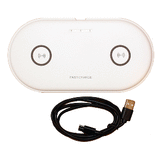 Lunasea Lighting Lunasea Dual Qi Charge Pad - USB Powered (Power Supply Not Included) - LLB-63AU-01-00