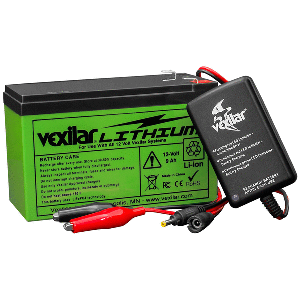 Vexilar 12V Lithium Ion Battery &amp; Charger - V-120L