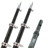 TACO Marine TACO 20' Carbon Fiber Twist &amp; Lock Outrigger Poles f/GS-450, GS-500 &amp; GS-1000 Bases - Black - OT-4200CF-HD