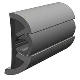 TACO SuproFlex Rub Rail Kit Gray w/Gray Insert - 2"H x 29/32"W x 80'L [V11-9990GRD80-2]