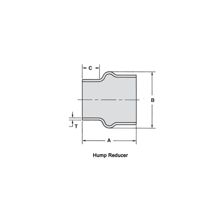 Shields Hose 90° EPDM Rubber Hump Hose, 6" - 16-221-4X3 - official Shields Hose product image 2