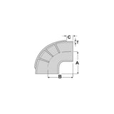 Shields Hose Shields Marine 90° EPDM Rubber Elbow, 4" - 16-290-4000-1 - official Shields Hose product image 3