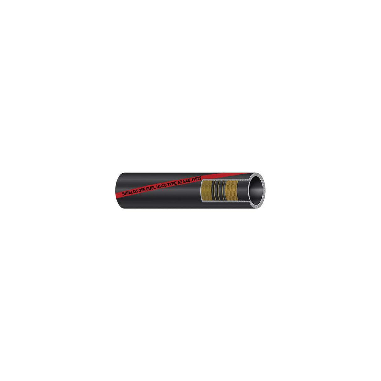 Shields Hose Shields Marine Type A2 Series 355 Fuel Fill Hose | 1.5" ID & 1-57/64" OD - 16-355-1123
