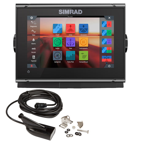 Simrad GO7 XSR Chartplotter/Fishfinder w/HDI Transom Mount Transducer &amp; C-MAP Discover Chart - 000-14326-002