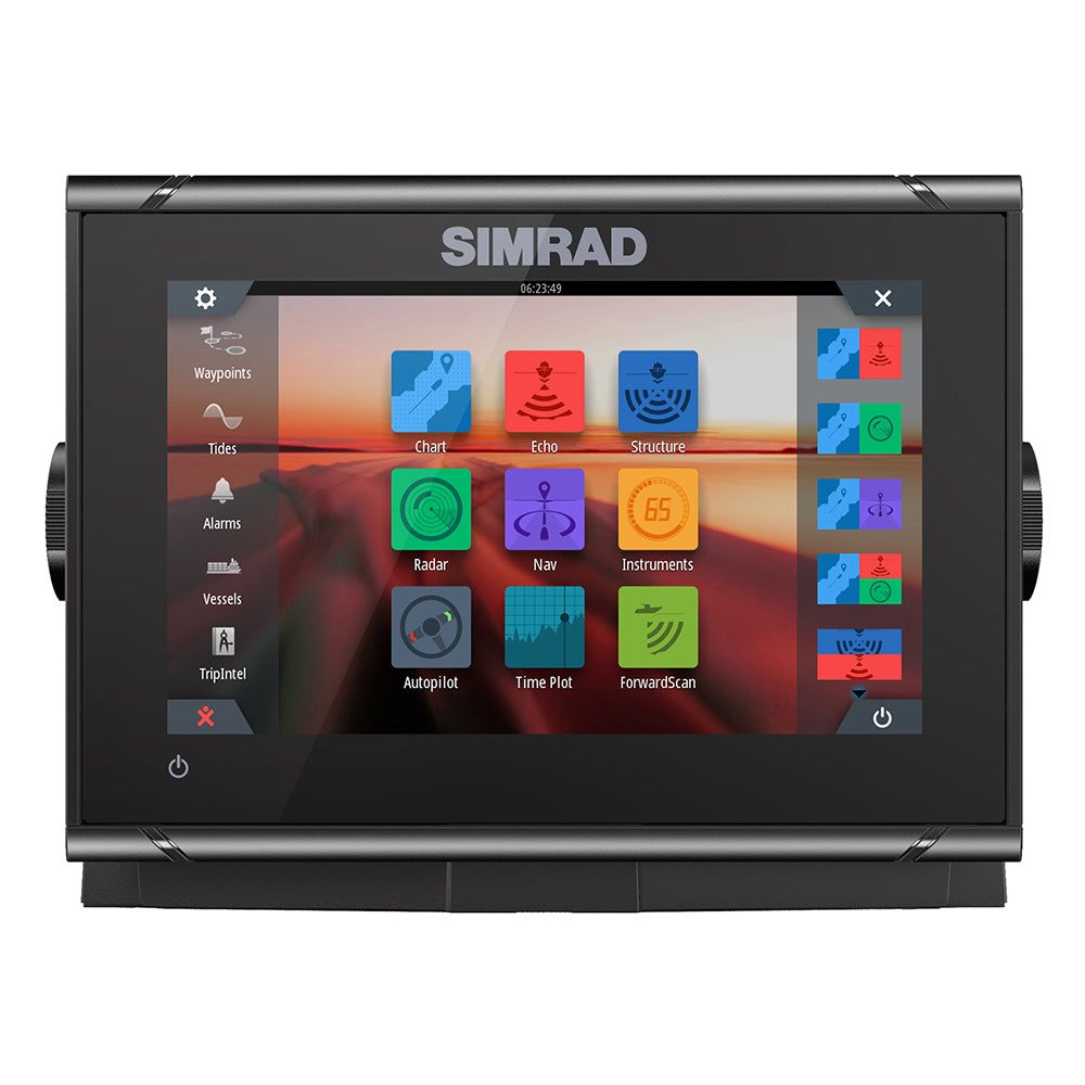 Simrad GO7 XSR Chartplotter/Fishfinder w/C-MAP Discover Chart - No Transducer - 000-14078-002