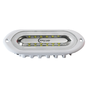 Shadow-Caster LED Lighting Shadow-Caster SCM-SL Series Flush Mount Spreader Light - White Housing - White/Blue/Red - SCM-SLF-WBR-WH