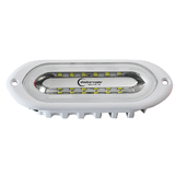 Shadow-Caster LED Lighting Shadow-Caster SCM-SL Series Flush Mount Spreader Light - White Housing - White/Blue/Red - SCM-SLF-WBR-WH