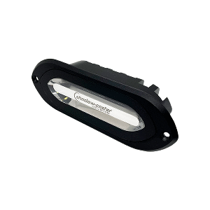 Shadow-Caster LED Lighting Shadow-Caster SCM-SL Series Flush Mount Spreader Light -Black Housing - Full-Color - SCM-SLF-CC-BK