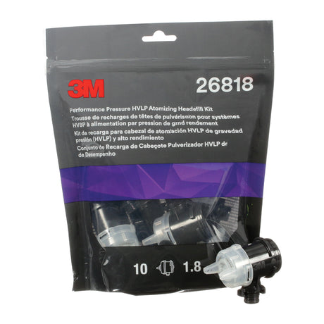 3M Marine Performance Pressure HVLP Atomizing Head Refill Kit (Clear, Size 1.8) - 26818 - image 2
