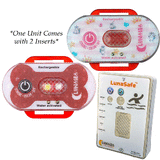 Lunasea Lighting Lunasea Child/Pet Safety Water Activated Strobe Light w/RF Transmitter &amp; Portable Audio/Visual Receiver - Red Case - LLB-63RB-E0-K1