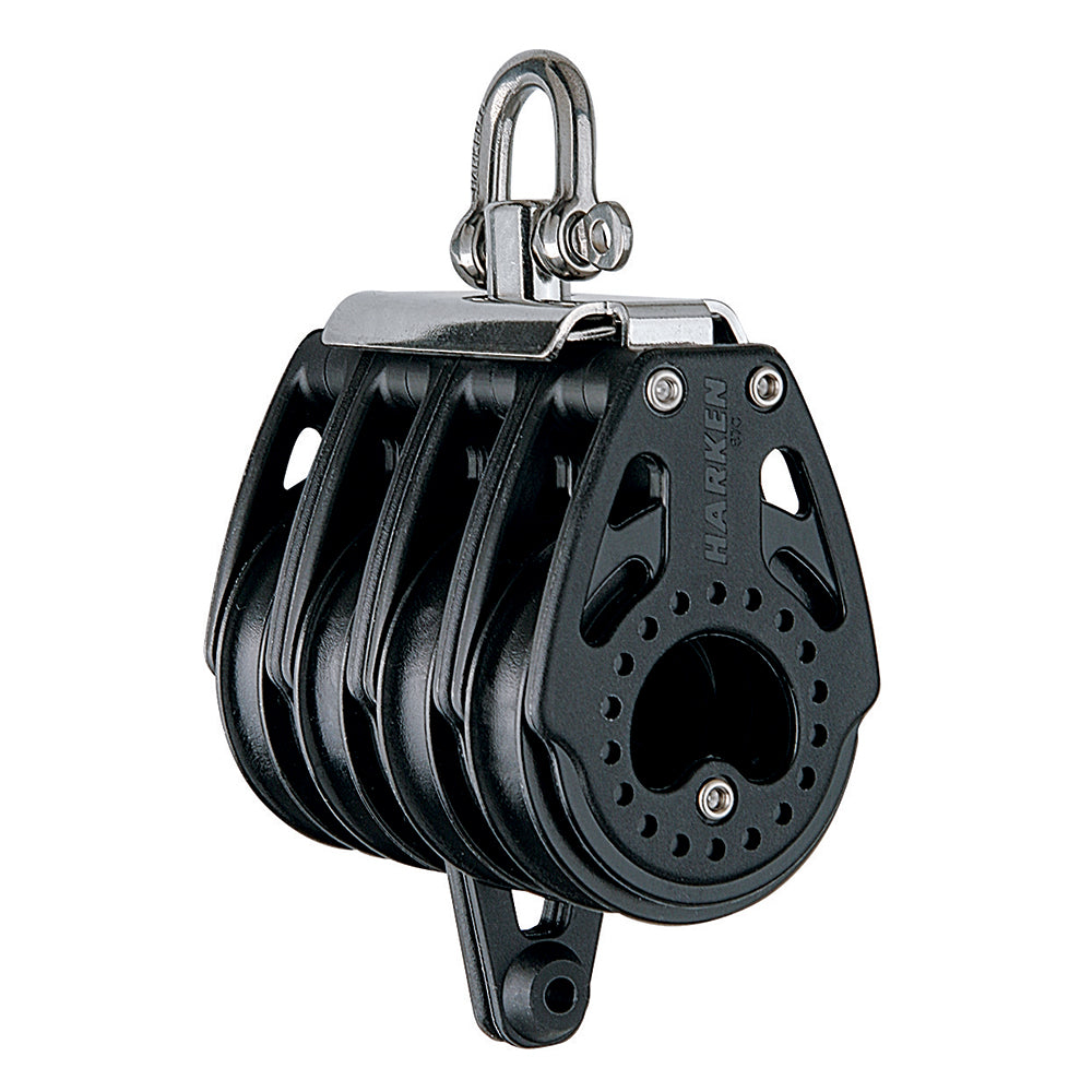 Harken - Giratorio de bloque cuádruple, 57 mm, arraigo central [HSB380]