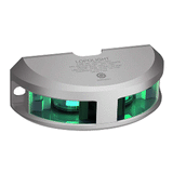 Lopolight Series 200-018 - Navigation Light - 2NM - Vertical Mount - Green - Silver Housing - 200-018G2