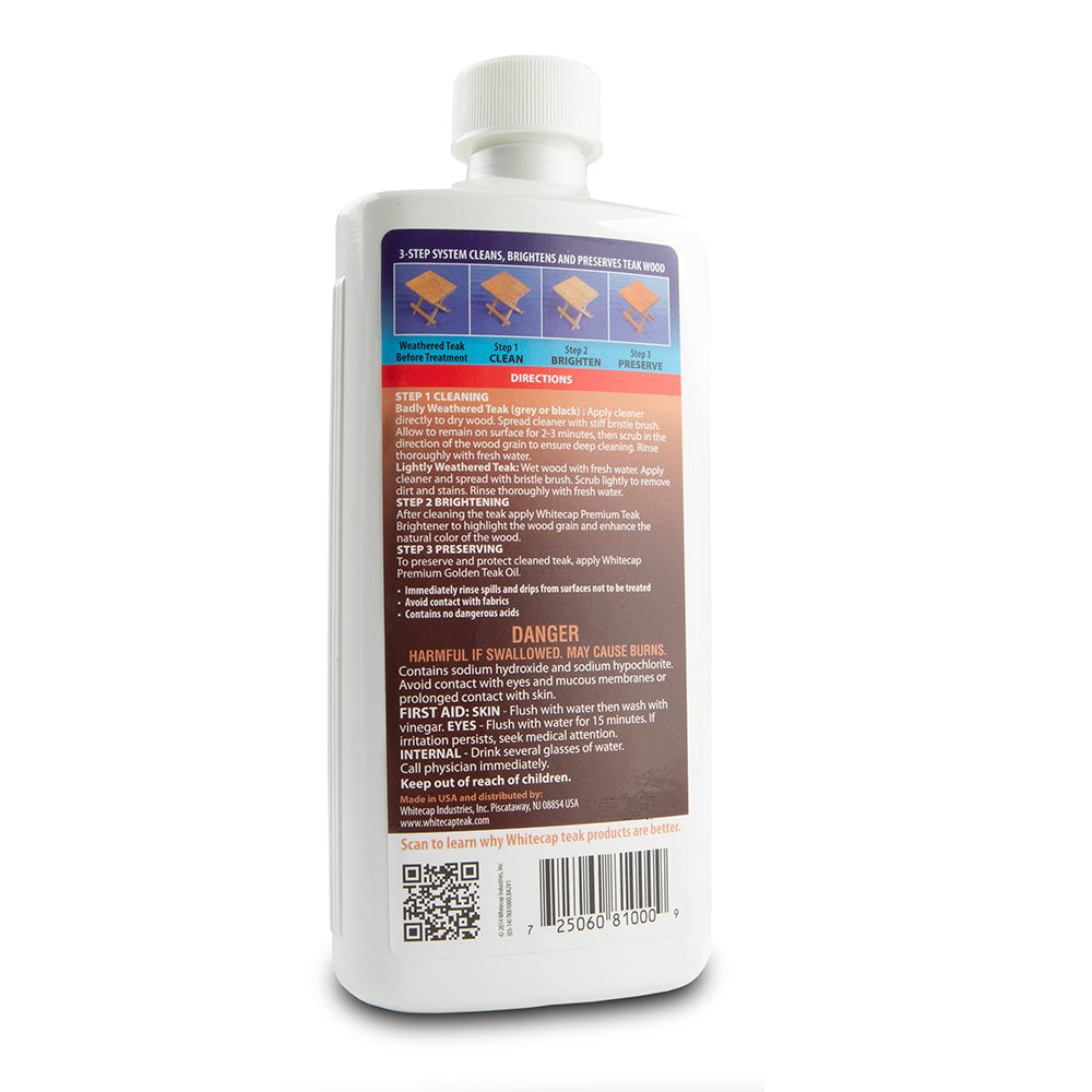Whitecap Premium Teak Cleaning - 16oz - TK-81000