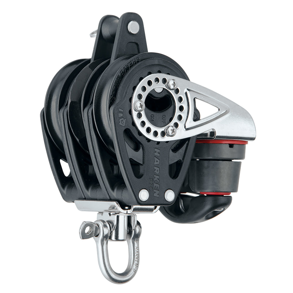 Bloque de carburador triple Harken de 57 mm: giratorio, arraigo y cornamusa de leva [2141]