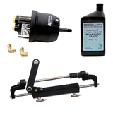 Uflex USA Uflex HYCO 1.1 Front Mount OB System up to 175HP - Includes UP20 FM Helm, 2qts of Oil, UC95-OBF Cylinder