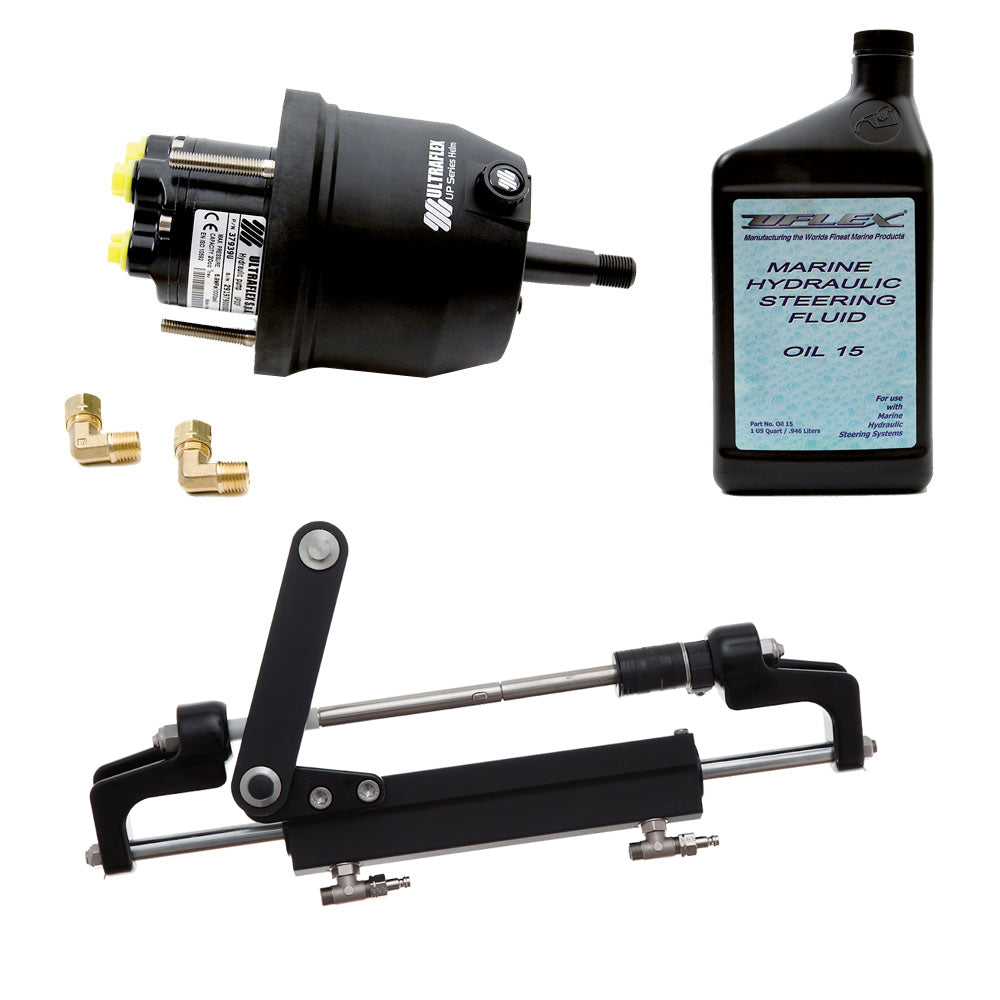 Sistema OB de montaje frontal Uflex HYCO 1.1 de hasta 175 HP - Incluye timón UP20 FM, 2 cuartos de aceite, cilindro UC95-OBF [HYCO 1.1]