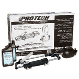 Uflex USA Uflex PROTECH 1.1 Front Mount OB Hydraulic System - Includes UP28 FM Helm, Oil &amp; UC128-TS/1 Cylinder - No Hoses