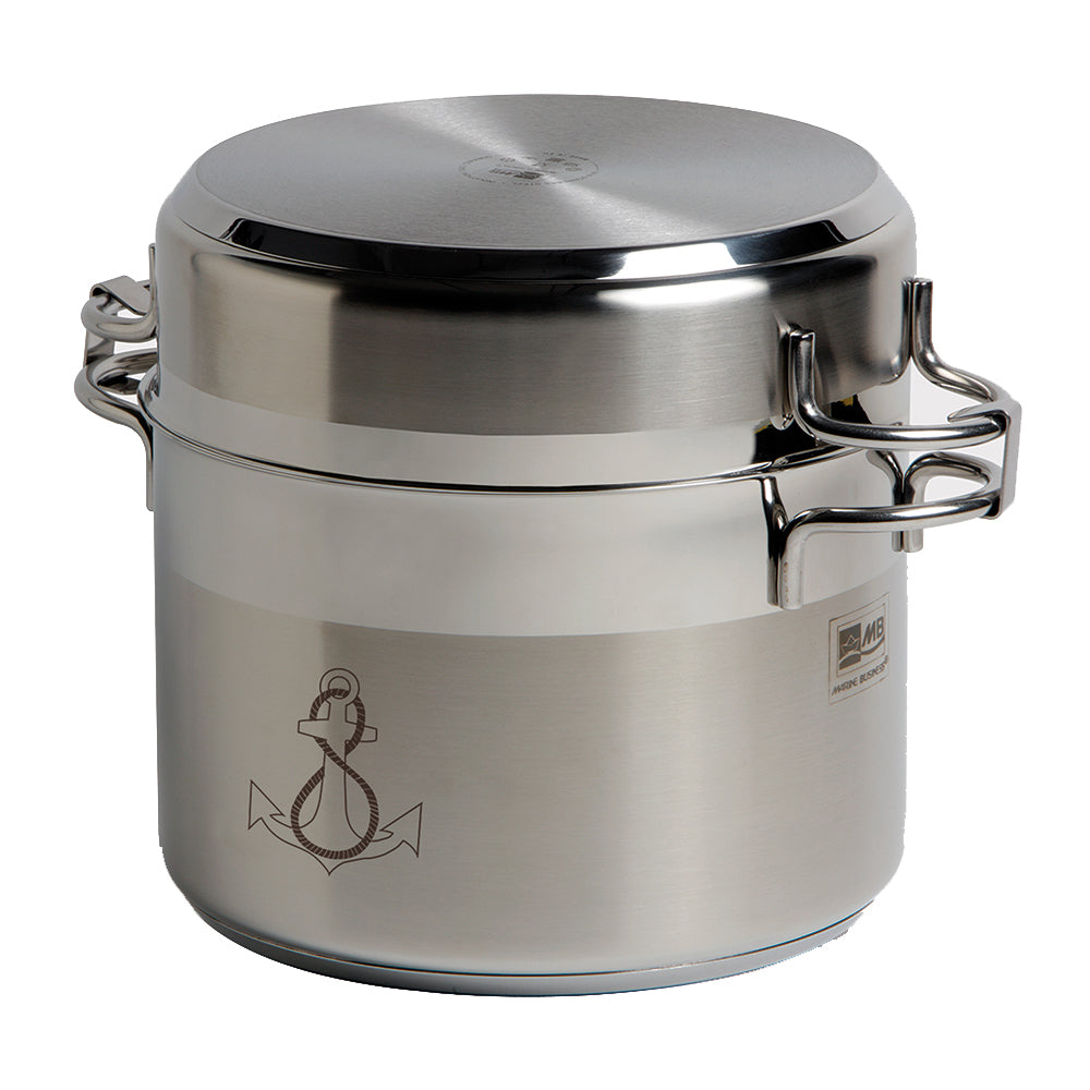 Marine Business Kitchen Cookware Pan Set Self-Containing - Stainless Steel - Set of 8 - 20001