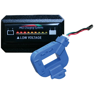 Dual Pro Lithium Battery Gauge - Single - Rectangle Horizontal Display - BFGHLITH
